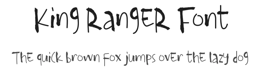 King Ranger Font by noahtype — Script Handwritten Font