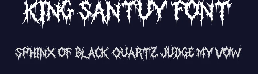 King Santuy Font by idealeksis — Display Font — thumbnail 2