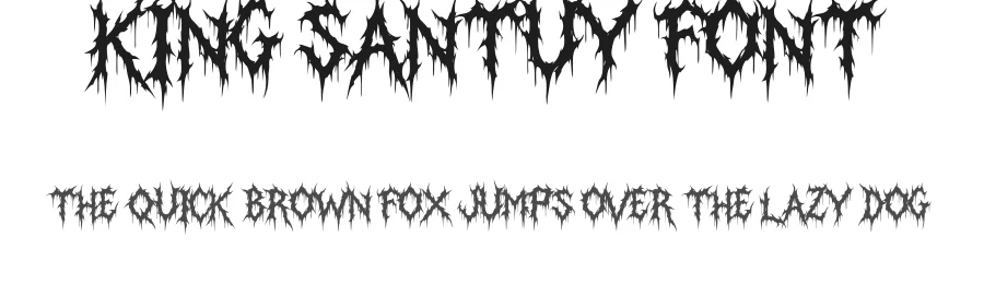 King Santuy Font by idealeksis — Display Font