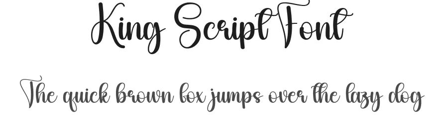 King Script Font by andikastudio — Script Handwritten Font