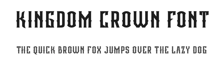 Kingdom Crown Font by Maknastd — Decorative Font