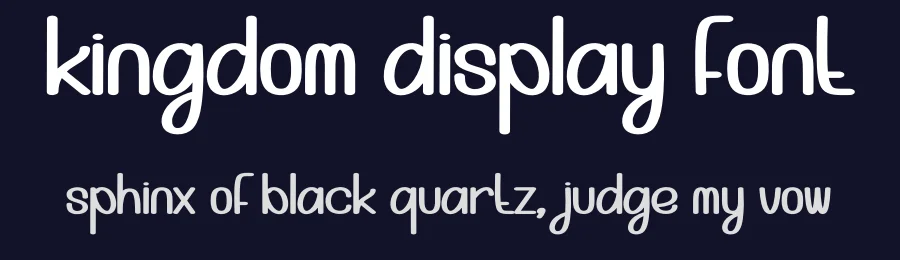 Kingdom Display Font by creativeletter — Display Font — thumbnail 2