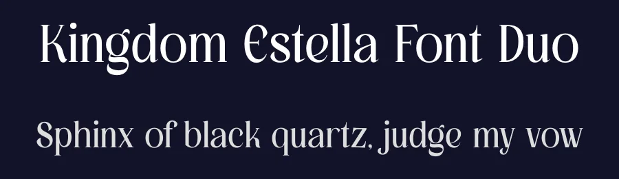 Kingdom Estella Font Duo by Storytype — Serif Font — thumbnail 2