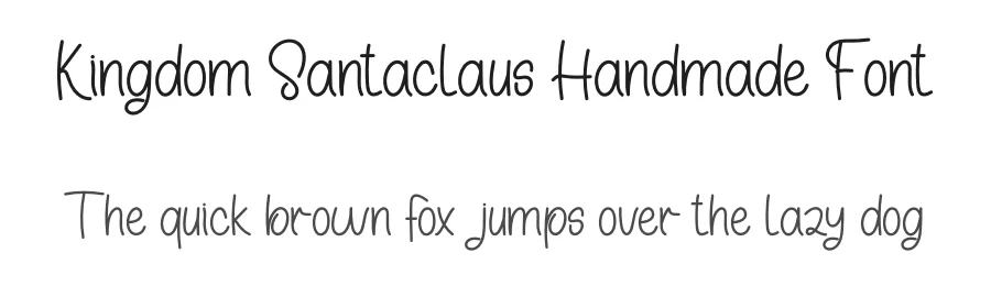 Kingdom Santaclaus Handmade Font by freshtypeink — Display Font