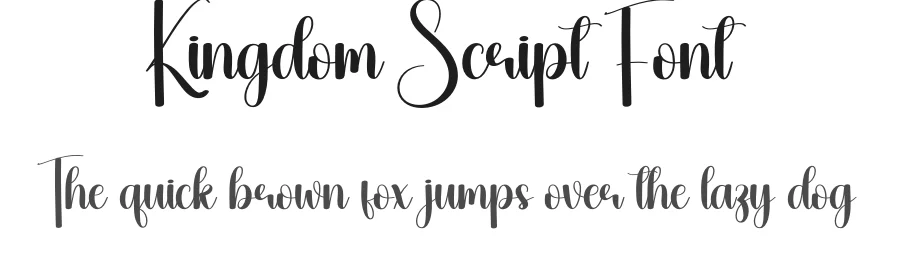 Kingdom Script Font by creativeletter — Script Handwritten Font