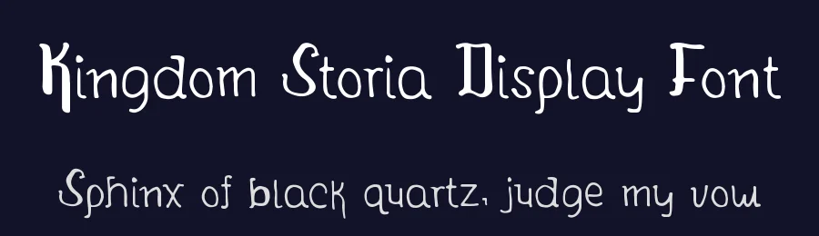 Kingdom Storia Display Font by jetsmax — Display Font — thumbnail 2