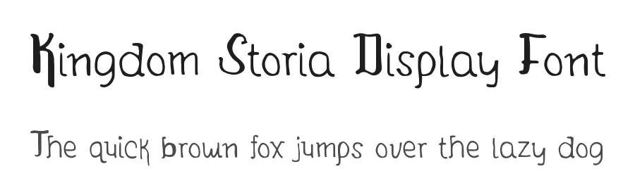 Kingdom Storia Display Font by jetsmax — Display Font