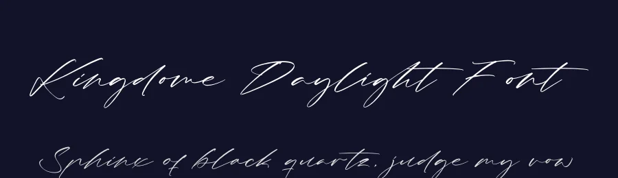 Kingdome Daylight Font by stylishtype.co — Script Handwritten Font — thumbnail 2