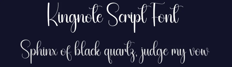 Kingnote Script Font by creativeletter — Script Handwritten Font — thumbnail 2