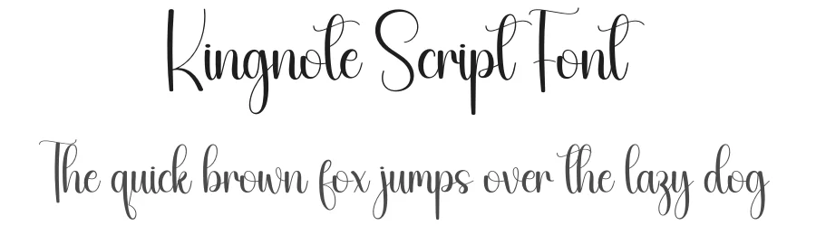 Kingnote Script Font by creativeletter — Script Handwritten Font