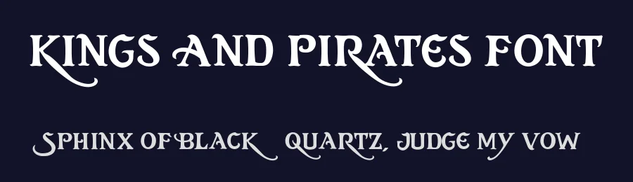 Kings And Pirates Font by JoannaVu — Serif Font — thumbnail 2