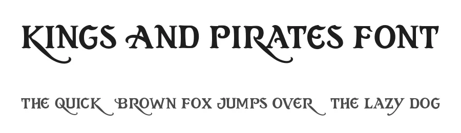 Kings And Pirates Font by JoannaVu โ Serif Font