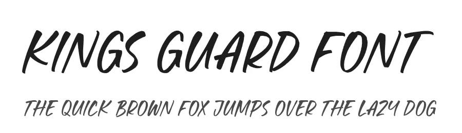 Kings Guard Font by balpirick — Script Handwritten Font