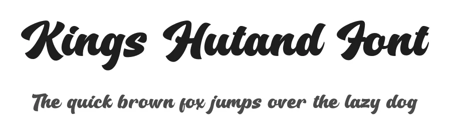 Kings Hutand Font by Multype Studio — Script Handwritten Font