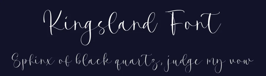Kingsland Font by balpirick — Script Handwritten Font — thumbnail 2