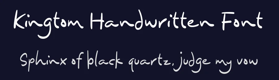 Kingtom Handwritten Font by Ketapel — Script Handwritten Font — thumbnail 2