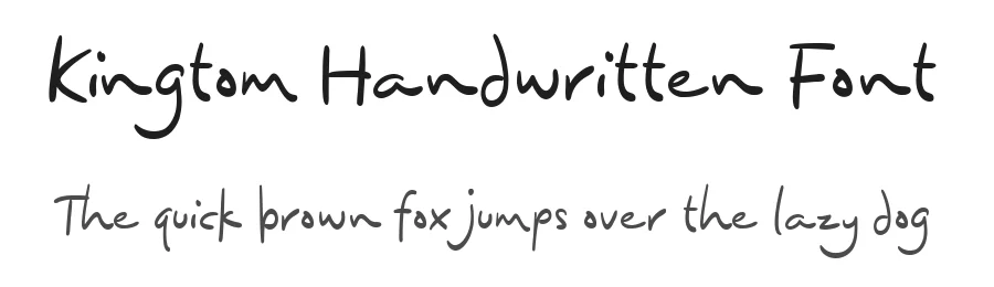 Kingtom Handwritten Font by Ketapel — Script Handwritten Font