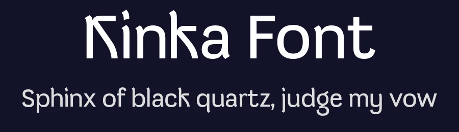 Kinka Font by Aiquitype — Display Font — thumbnail 2