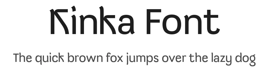 Kinka Font by Aiquitype — Display Font