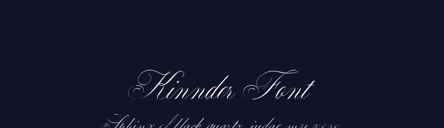 Kinnder Font by Bellinghamtype Foundry — Script Handwritten Font — thumbnail 2