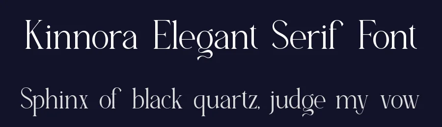 Kinnora Elegant Serif Font by ErmediaStudio — Serif Font — thumbnail 2