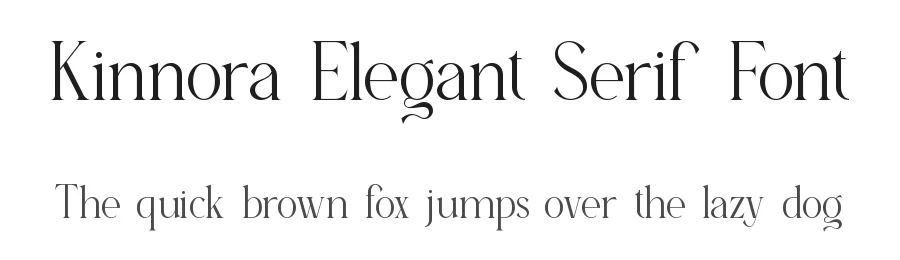 Kinnora Elegant Serif Font by ErmediaStudio — Serif Font