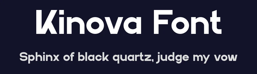 Kinova Font by Marvadesign — Sans Serif Font — thumbnail 2
