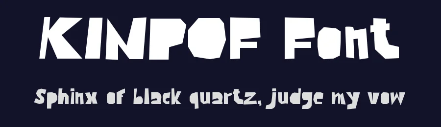 KINPOF Font by Rautan — Display Font — thumbnail 2