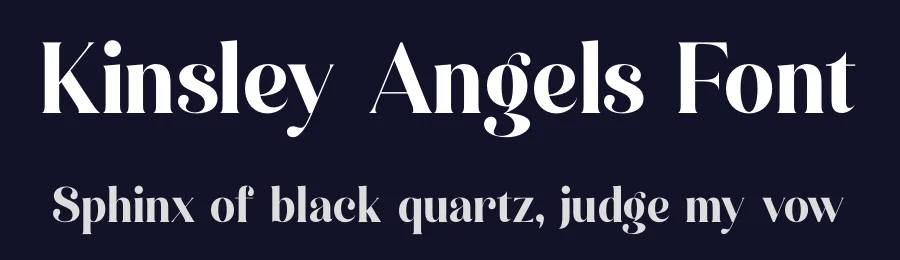 Kinsley Angels Font by timelesstype.co — Display Font — thumbnail 2