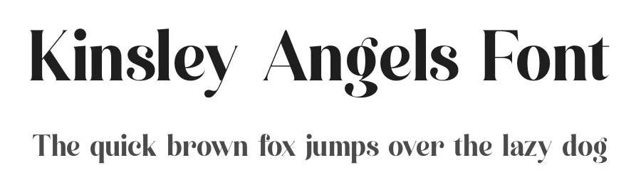 Kinsley Angels Font by timelesstype.co — Display Font
