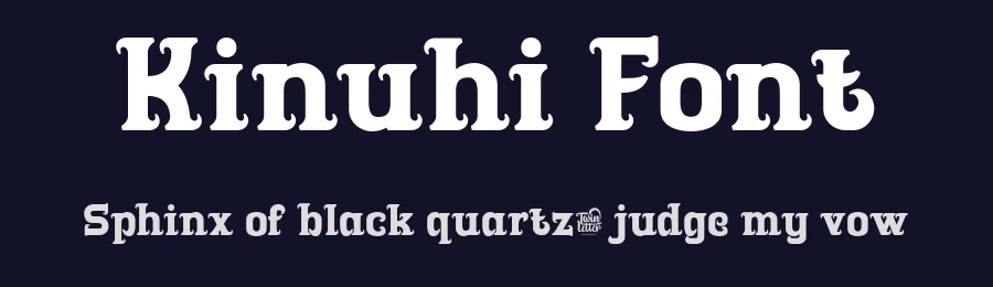 Kinuhi Font by twinletter — Display Font — thumbnail 2