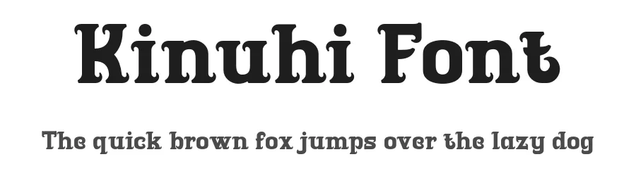 Kinuhi Font by twinletter — Display Font