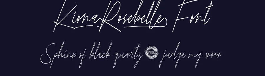 Kiona Rosebelle Font by CalligraphyFonts.net — Script Handwritten Font — thumbnail 2