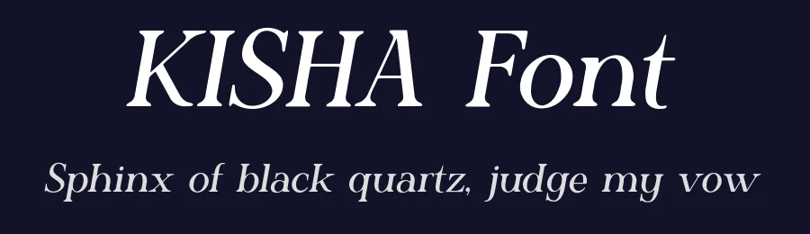 KISHA Font by Rautan Studio — Decorative Font — thumbnail 2