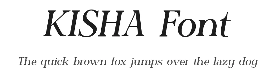 KISHA Font by Rautan Studio — Decorative Font