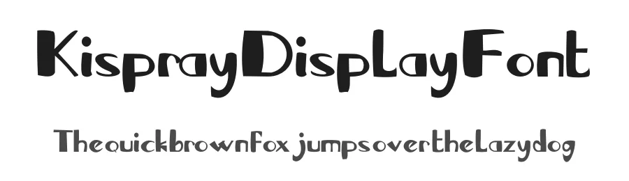 Kispray Display Font by Letternesia studio — Display Font