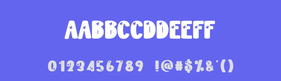 Kiss Love Display Font by creativeletter — Display Font — thumbnail 3