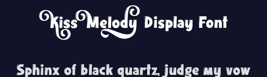 Kiss Melody Display Font by Lettersiro — Display Font — thumbnail 2