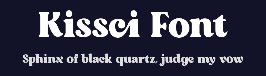 Kissci Font by Dantype — Display Font — thumbnail 2