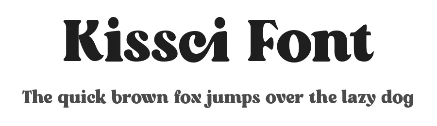Kissci Font by Dantype — Display Font