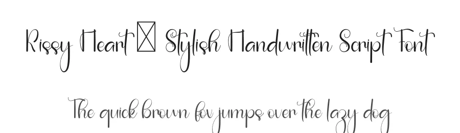Kissy Heart – Stylish Handwritten Script Font by freshtypeink — Script Handwritten Font