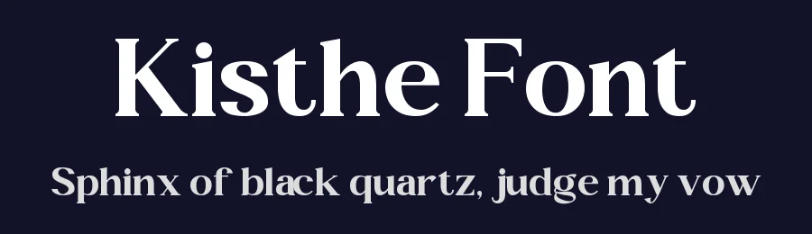 Kisthe Font by ErmediaStudio — Serif Font — thumbnail 2