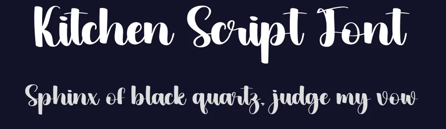 Kitchen Script Font by creativeletter — Script Handwritten Font — thumbnail 2