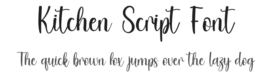 Kitchen Script Font by inermediaSTUDIO — Script Handwritten Font