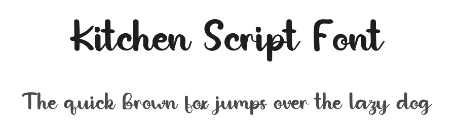 Kitchen Script Font by inermediaSTUDIO — Script Handwritten Font