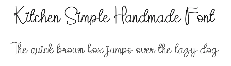 Kitchen Simple Handmade Font by andikastudio — Script Handwritten Font