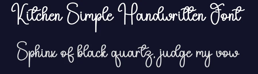 Kitchen Simple Handwritten Font by andikastudio — Script Handwritten Font — thumbnail 2