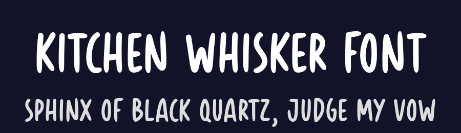 Kitchen Whisker Font by Timur type — Decorative Font — thumbnail 2