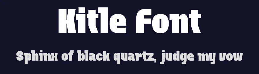 Kitle Font by Pekotype — Sans Serif Font — thumbnail 2