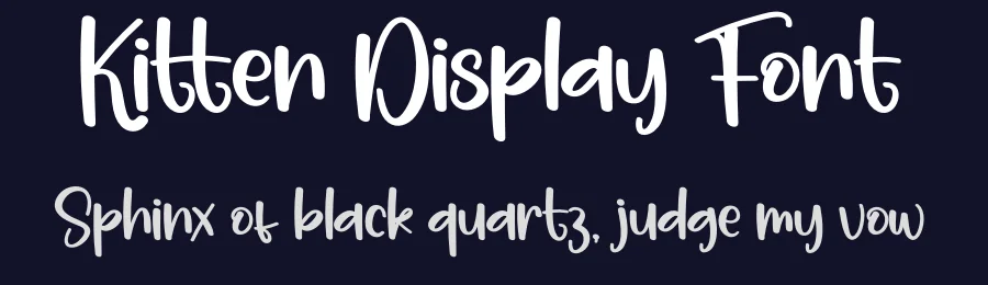 Kitten Display Font by andikastudio — Display Font — thumbnail 2